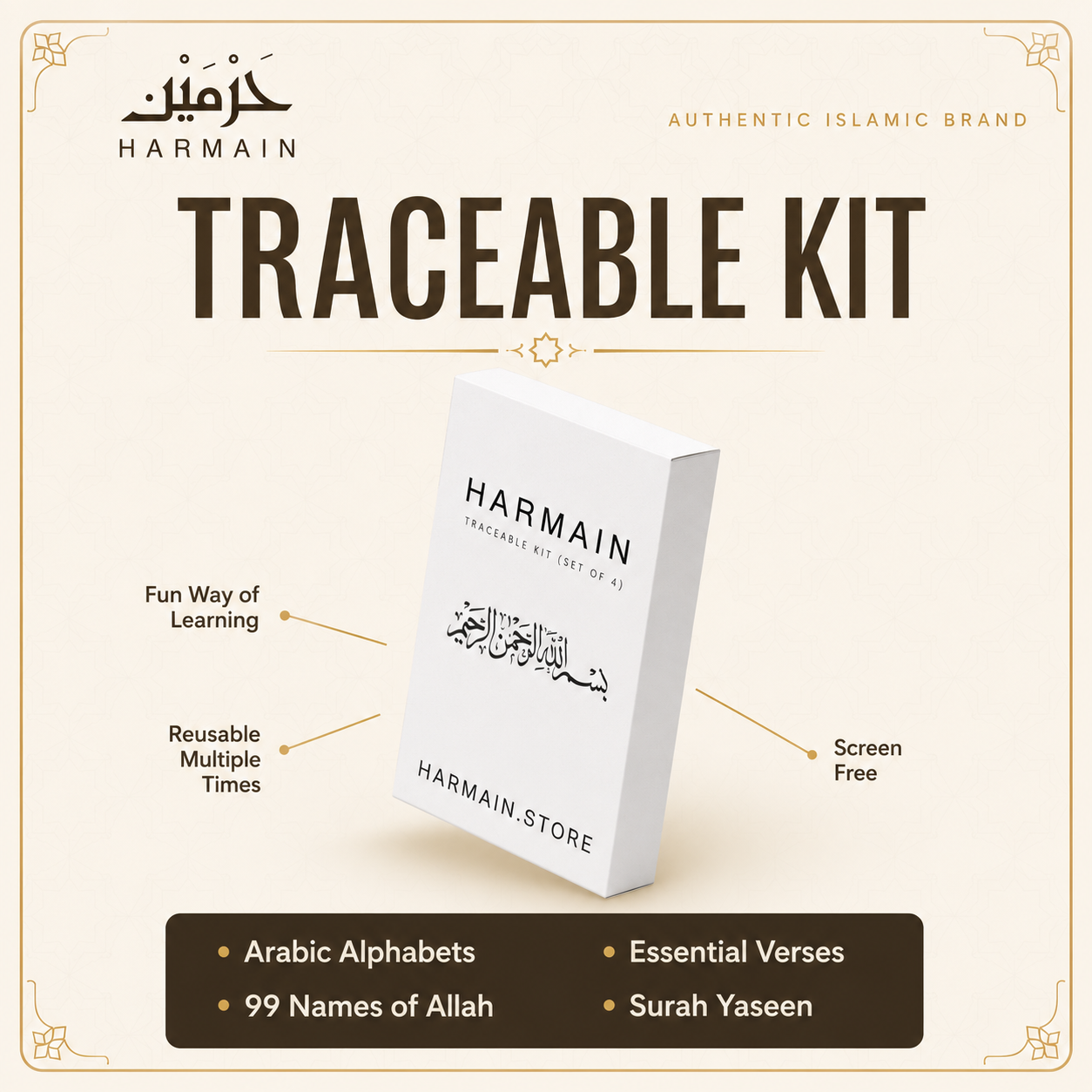 Islamic Traceable Kit (Set of 4)