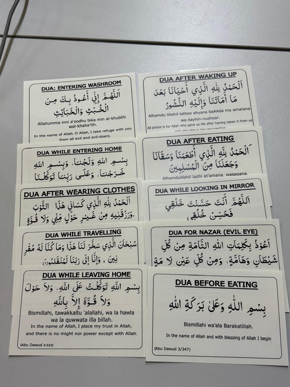 Hindi Dua stickers (12) + Traceable Kit Combo (4books + pencil + eraser)